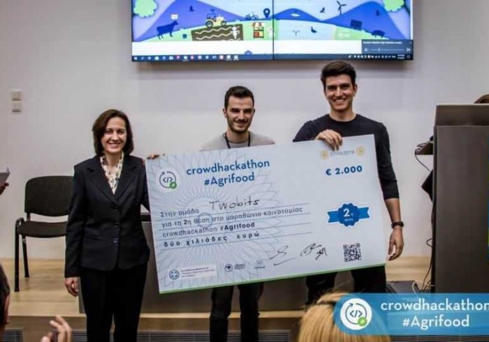 Διάκριση Φοιτητών Του Τμήματος Στο Hackathon: Crowdhackathon #Agriculture